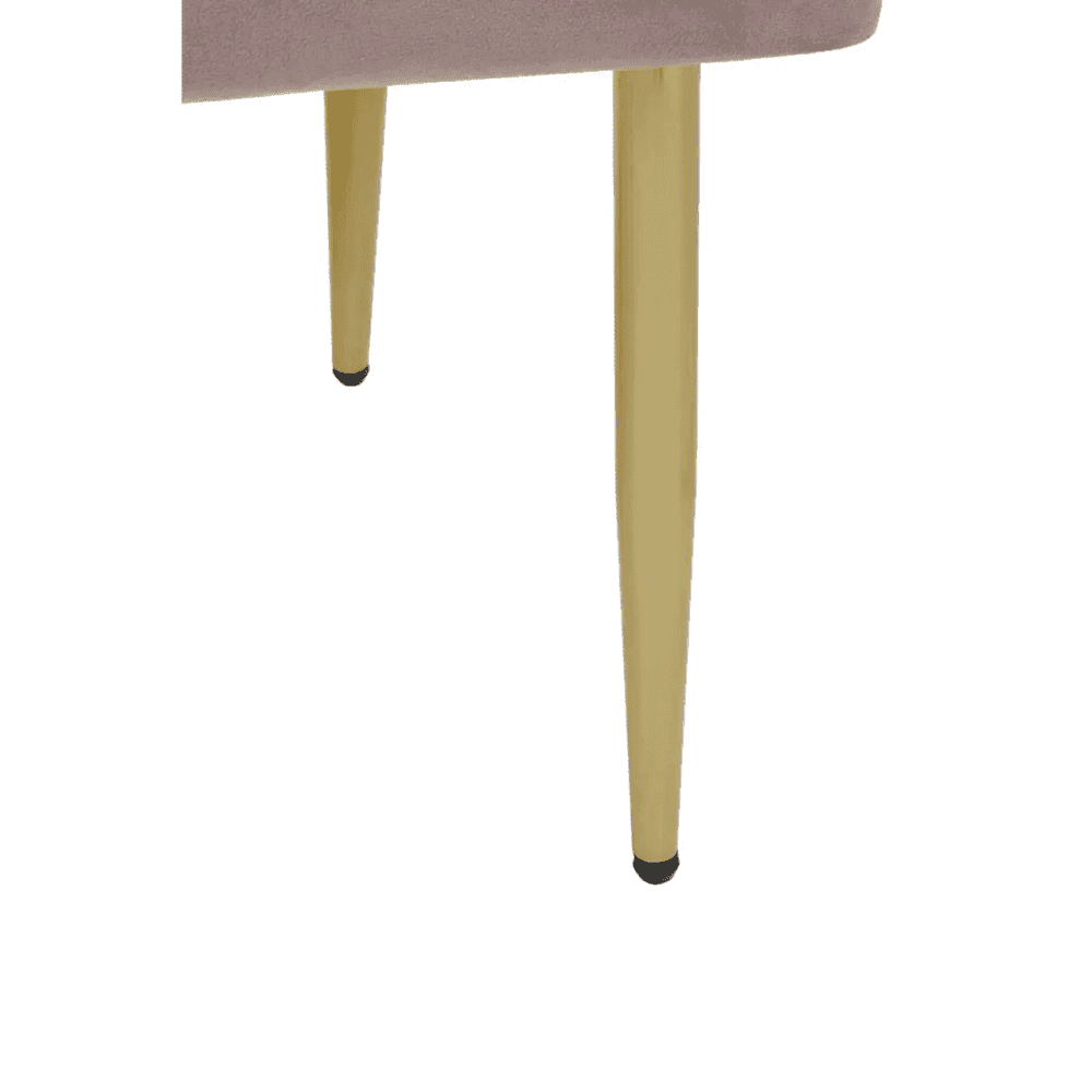 Demia Dusky Pink Velvet Dining Chair