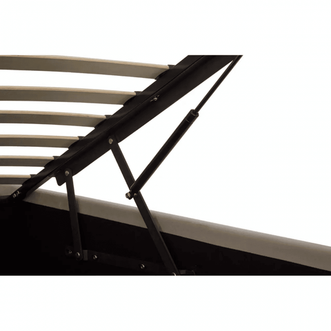 Ava Mink Velvet Kingsize Ottoman Bed