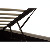 Ava Mink Velvet Kingsize Ottoman Bed