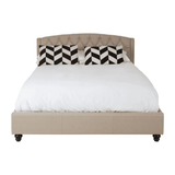 Serena Beige Kingsize Bed