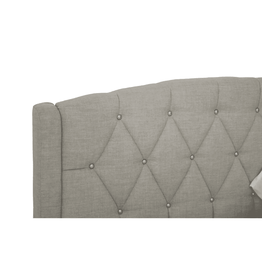 Serena Light Grey Double Bed
