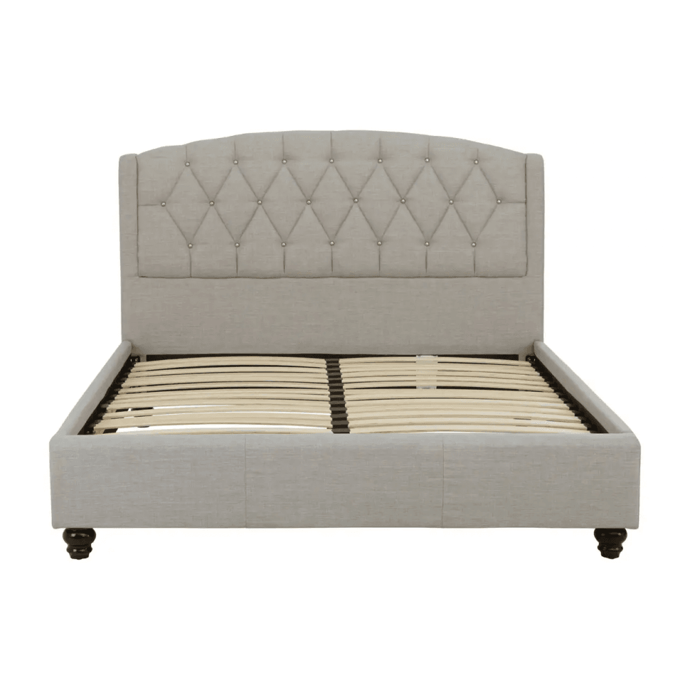 Serena Light Grey Double Bed
