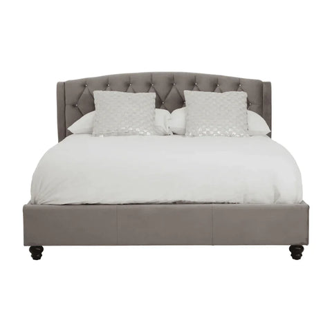 Serena Velvet Kingsize Bed