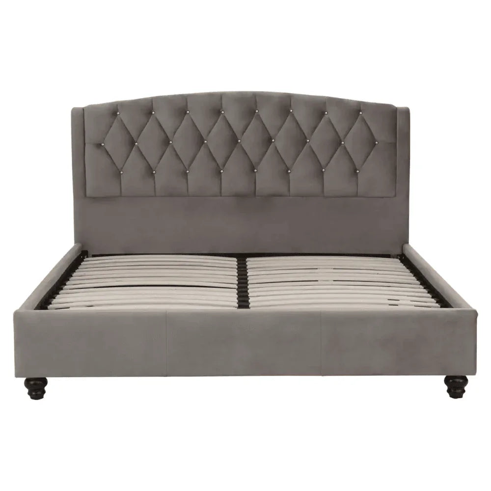 Serena Velvet Kingsize Bed