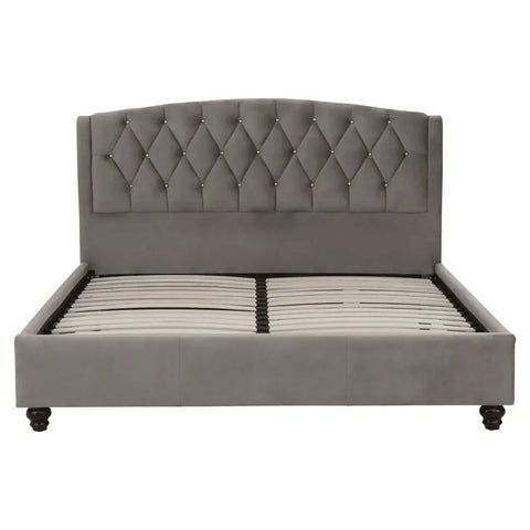 Serena Velvet Kingsize Bed