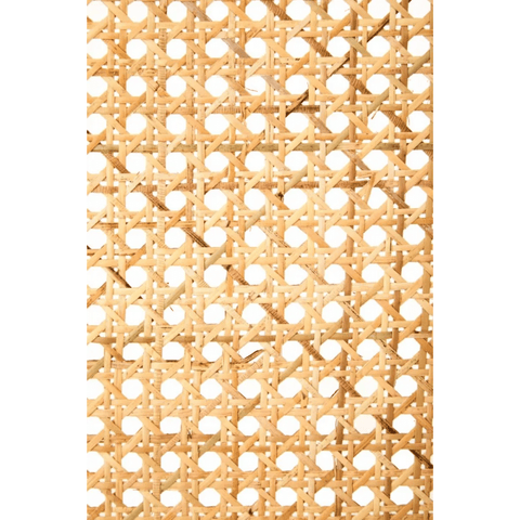 Elmwood Natural Rattan And Oak Headboard