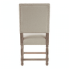Elmwood Oak Burn Whitewash Linen Dining Chair