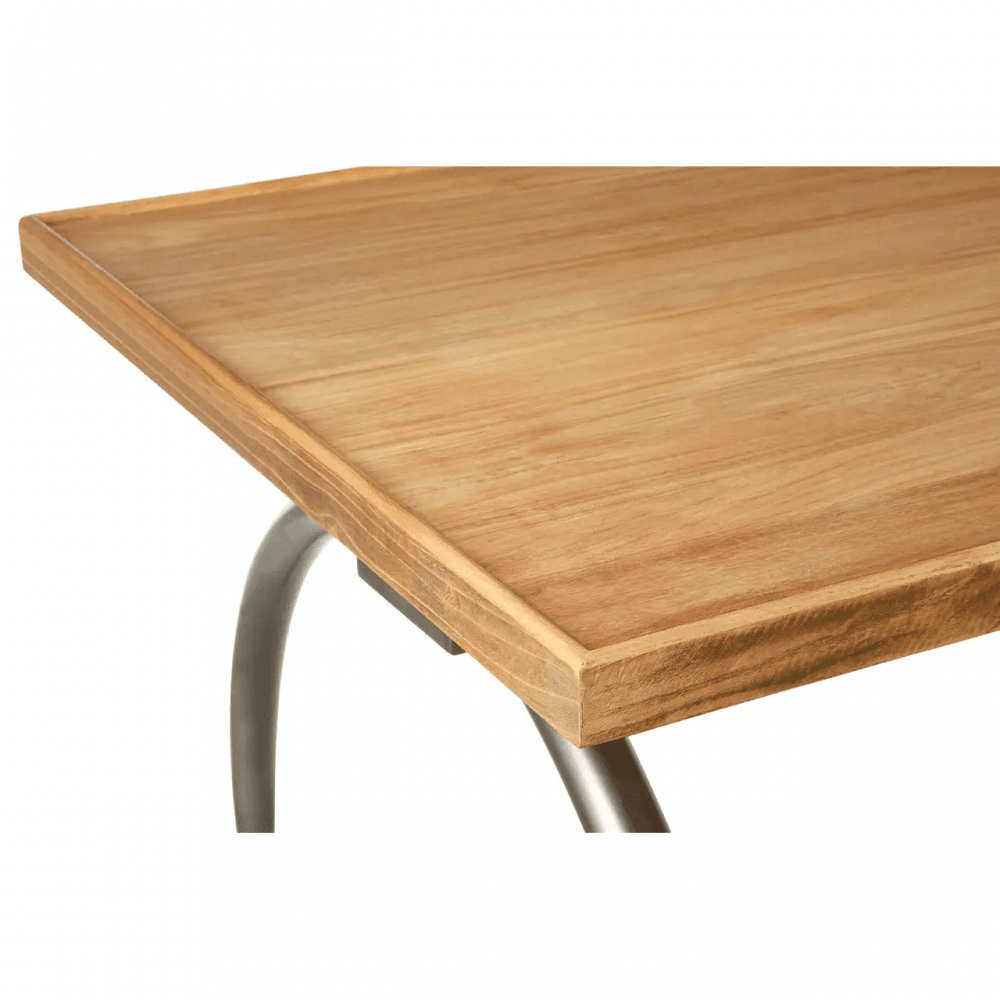 Foundry Dining Table With Elm Wood Top