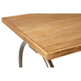 Foundry Dining Table With Elm Wood Top