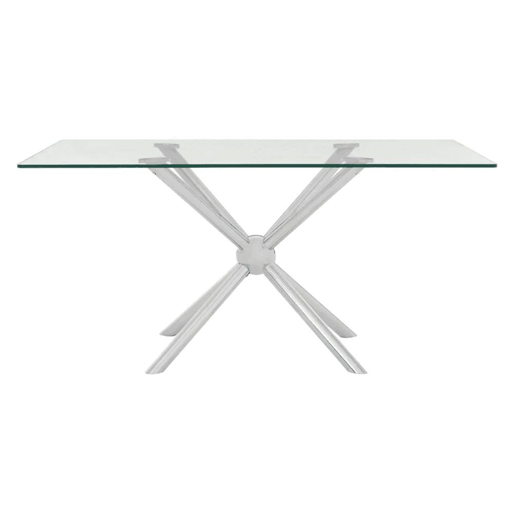 Orion Rectangular Silver Dining Table