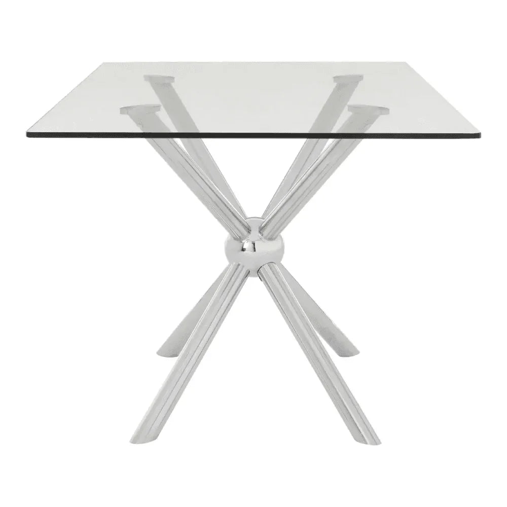 Orion Rectangular Silver Dining Table