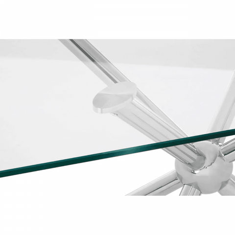 Orion Rectangular Silver Dining Table