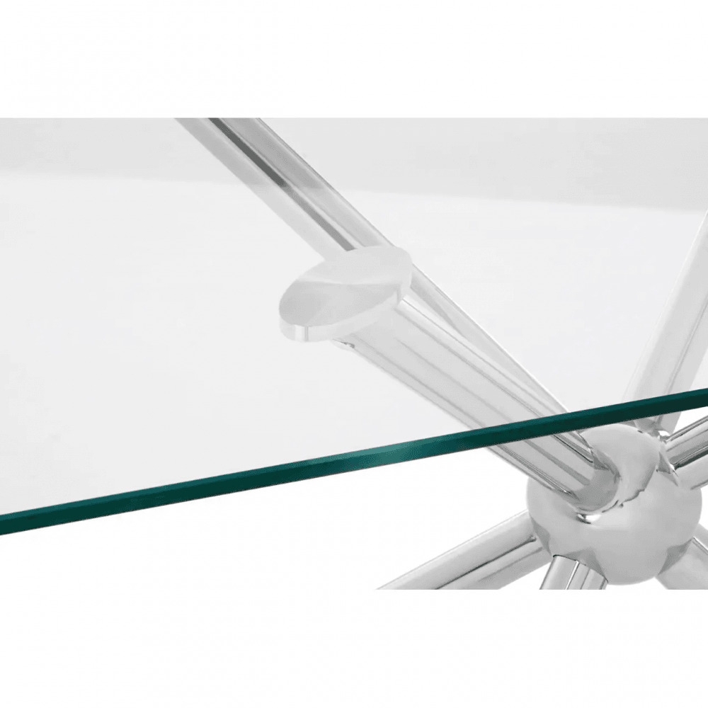 Orion Rectangular Silver Dining Table