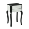 Ashley 1 Drawer Mirrored Glass Side Table