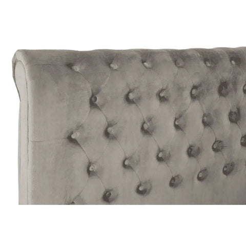 Astoria Steel Shade Kingsize Ottoman Bed