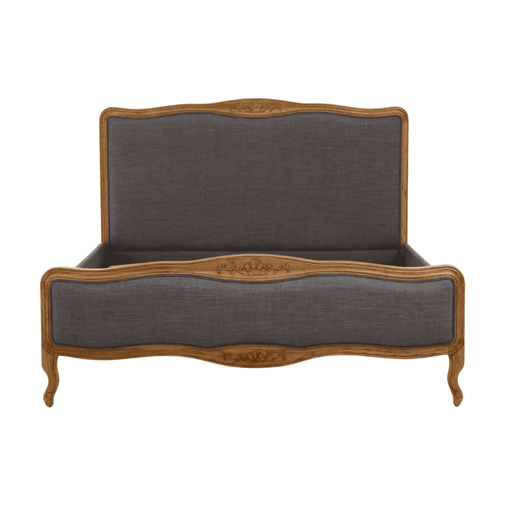 Ashton Grey Fabric Kingsize Bed