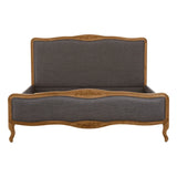 Ashton Grey Fabric Super Kingsize Bed