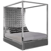 Kensington Grey Velvet Bed