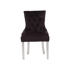 Kensington Black Velvet Dining Chair