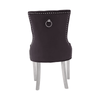 Kensington Black Velvet Dining Chair
