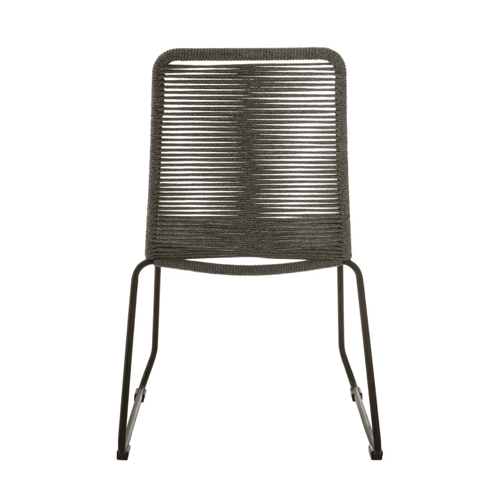 Westend Grey Rope Chair