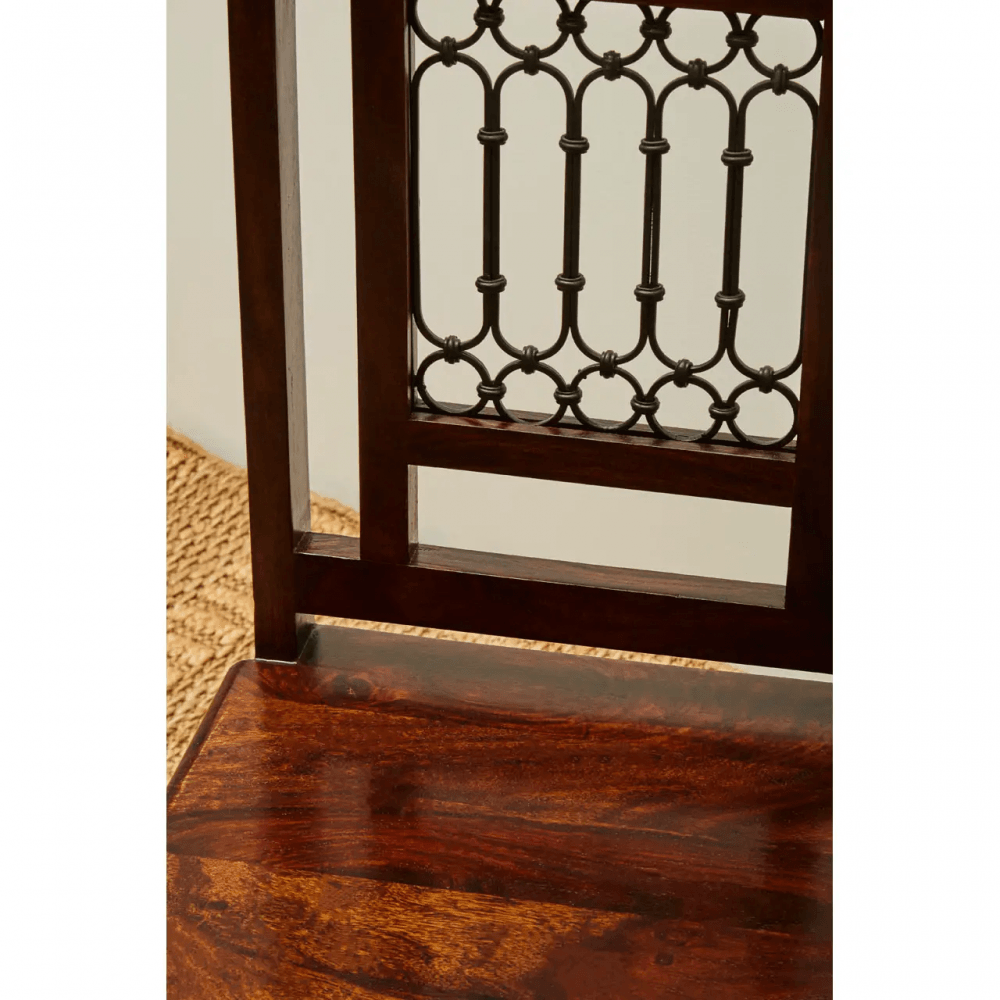 Westend Dark Sheesham Wood Dining Chair