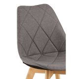 Nexus Grey Diamond Pattern Dining Chair
