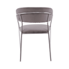 Mink Channel Chrome Finish Dining Chair