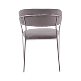 Mink Channel Chrome Finish Dining Chair