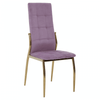 Blush Pink Velvet High Back Dining Chair
