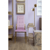 Blush Pink Velvet High Back Dining Chair