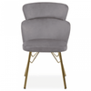 Vero Grey Velvet Chair