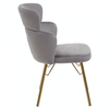 Vero Grey Velvet Chair