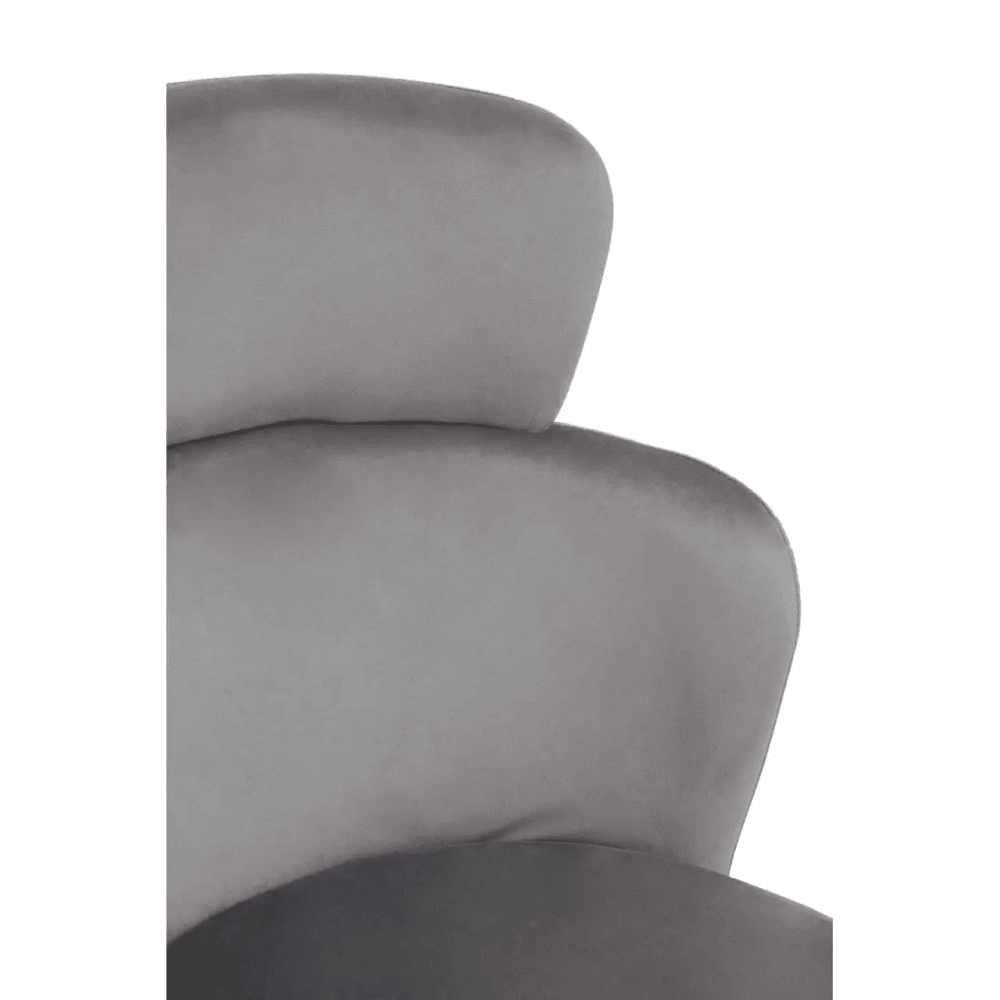 Vero Grey Velvet Chair