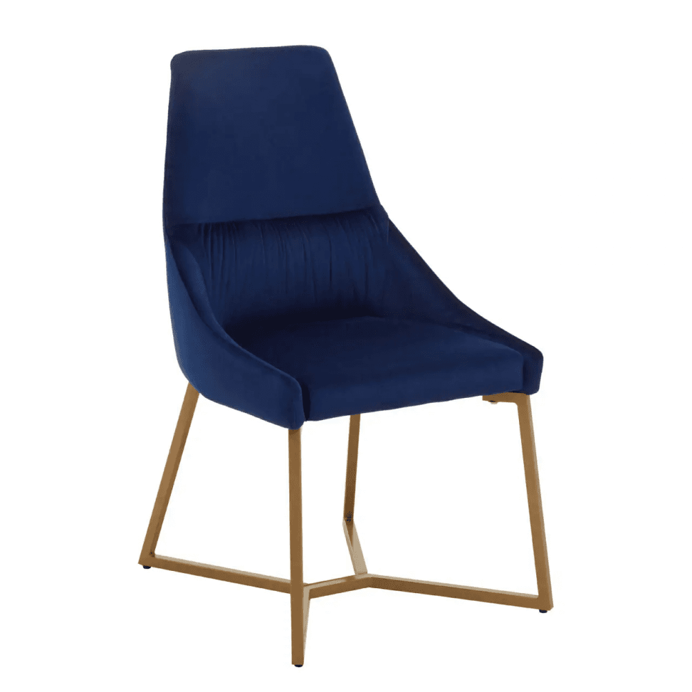 Valencia Midnight Velvet Dinner Chair