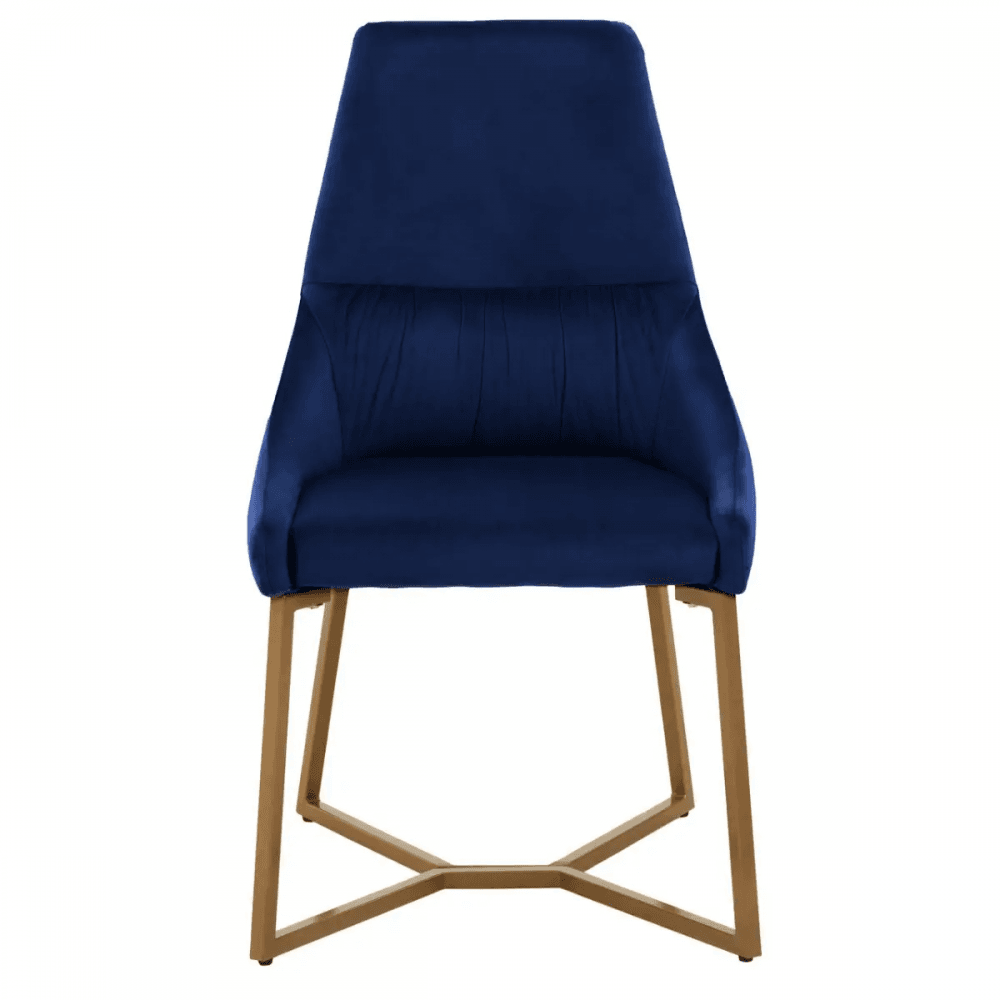 Valencia Midnight Velvet Dinner Chair