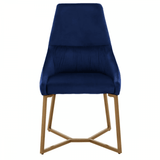 Valencia Midnight Velvet Dinner Chair