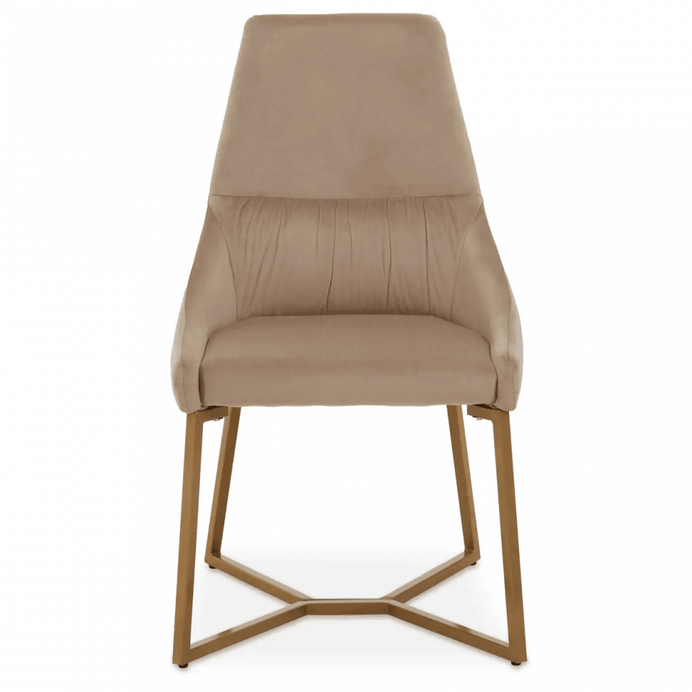 Valencia Mink Velvet Dining Chair