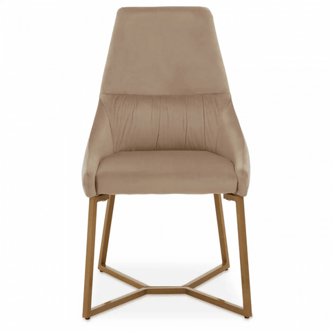 Valencia Mink Velvet Dining Chair
