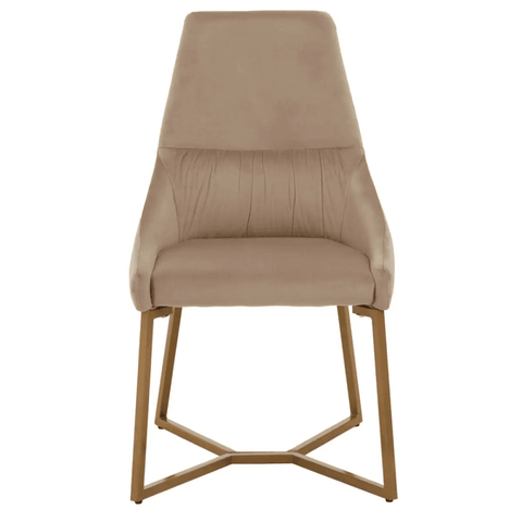 Valencia Mink Velvet Dining Chair