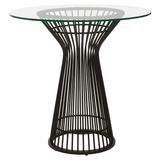 Vero Round Matte Black Dining Table
