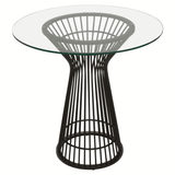 Vero Round Matte Black Dining Table