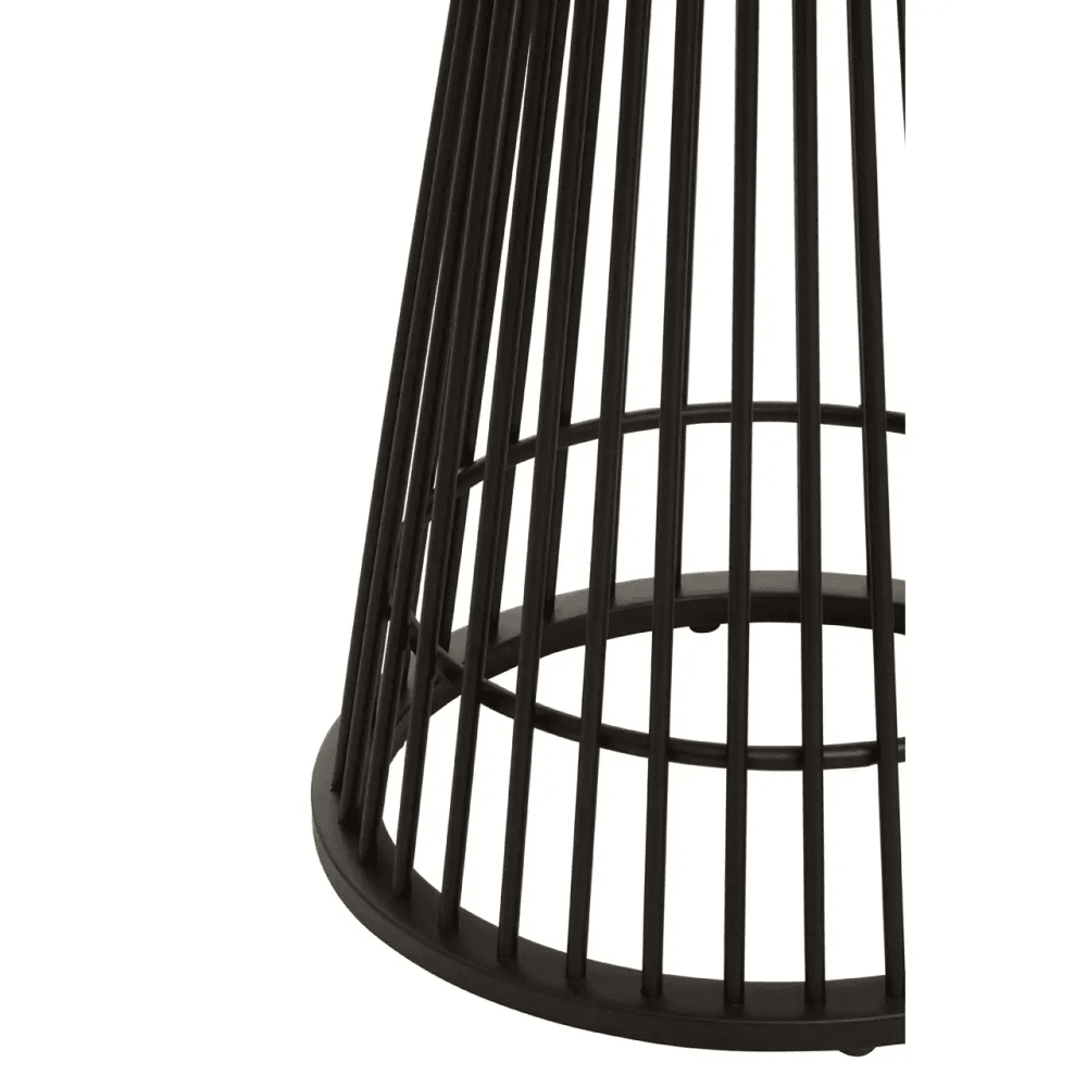 Vero Round Matte Black Dining Table
