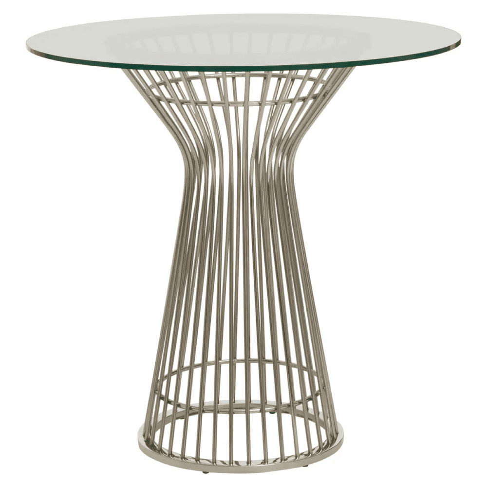 Vero Round Silver Dining Table