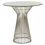 Vero Round Silver Dining Table