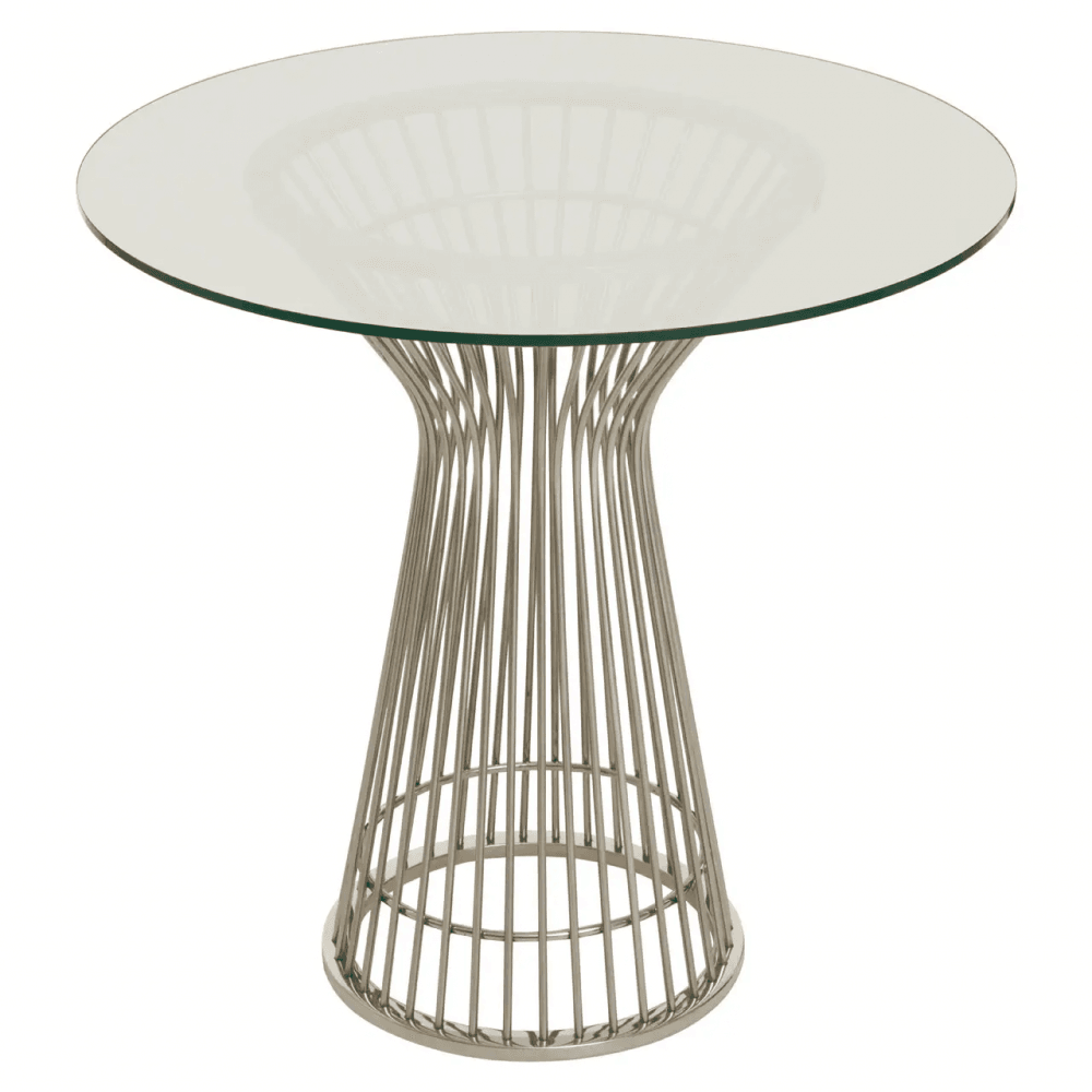 Vero Round Silver Dining Table