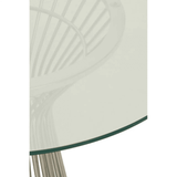 Vero Round Silver Dining Table