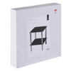 Alden 2 Tier Black Glass End Table