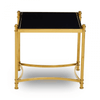 Hadley Black and Gold Side Table