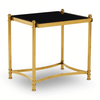 Hadley Black and Gold Side Table